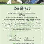Zertifikat Naturstrom 2016 Grüner Gockel Messestadt Sophienkirche